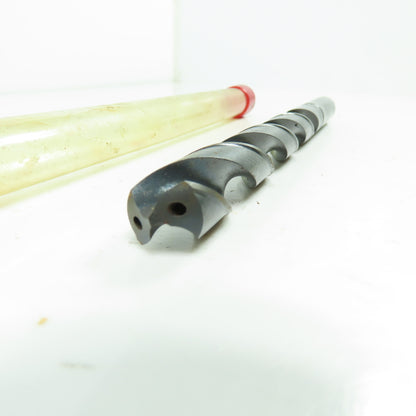 UB 43/64" Coolant Thru 2 Flute Twist Drill 8" OAL 9-7/16" OAL