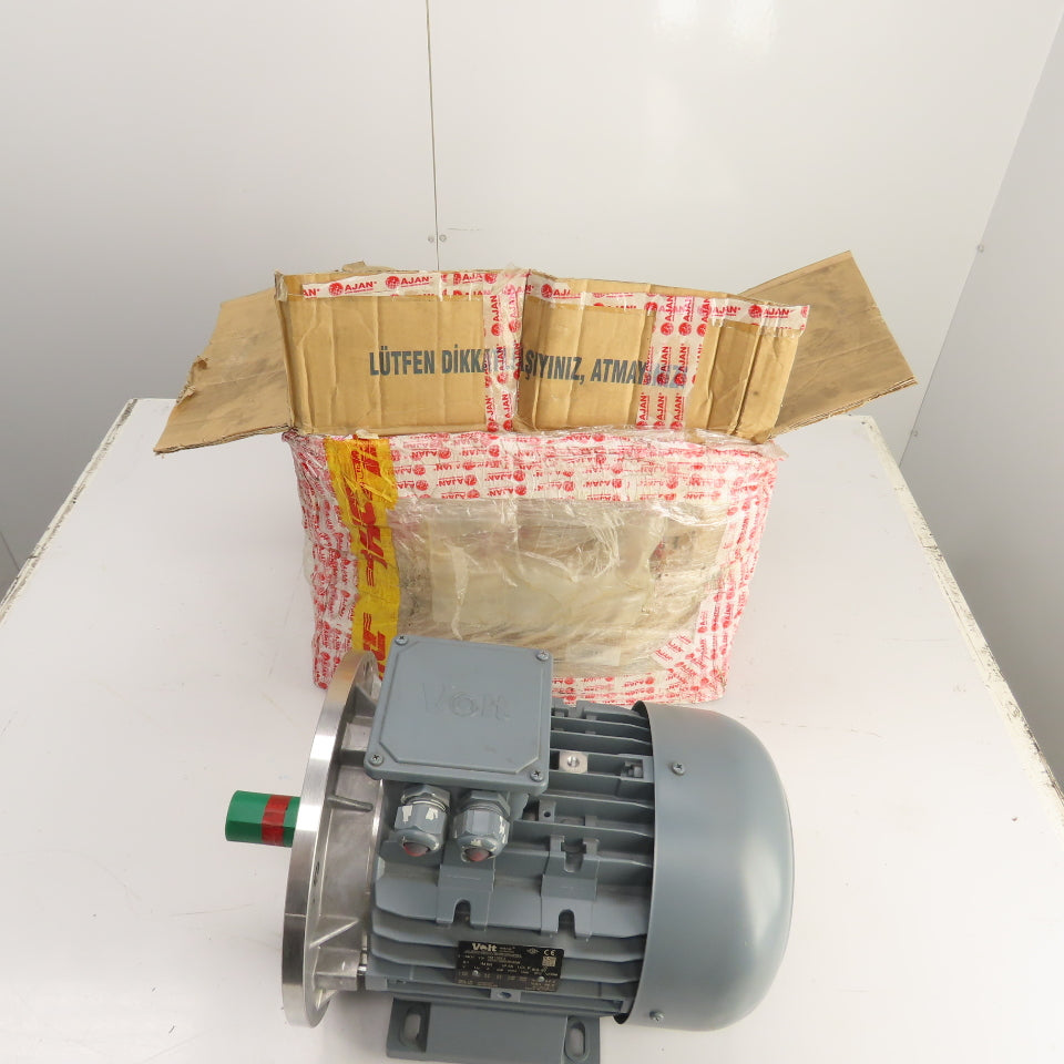 Volt elektrik VM 132S-2 6.6kW IMB3 AC Electric Motor 480V 3PH 3540RPM 35mm NEW
