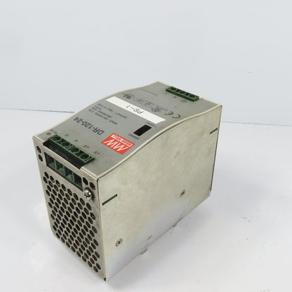 Mean Well DR-120-24 24V DC 5.0A Power Supply 100-120/200-240VAC Input