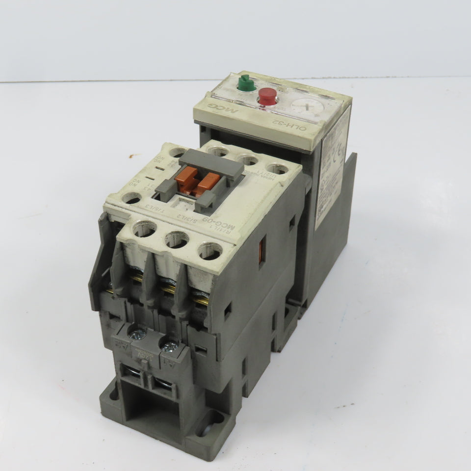 MCG MCG-09 9A Size 00 Contactor 120V Coil W/ OLH-32 Overload