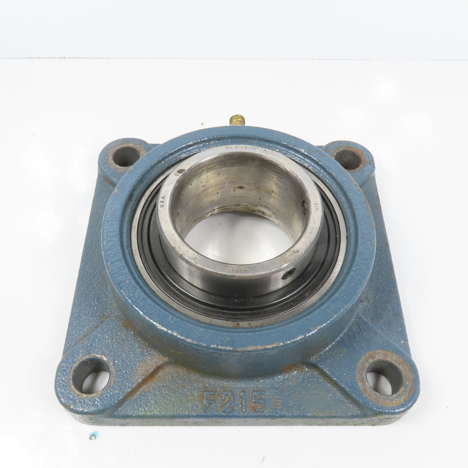 Dodge SC 215 4-Bolt Flange Pillow Block Ball Bearing 2-15/16" Bore (FYH F215)