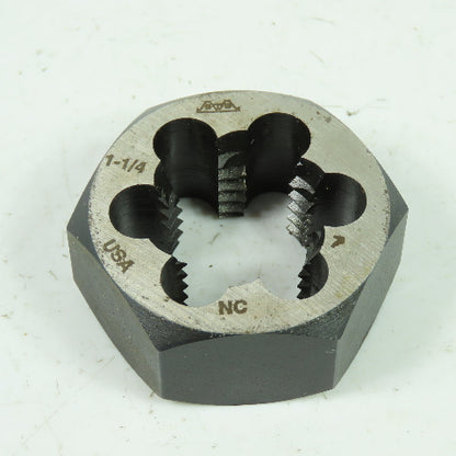1-1/4" -7 NC Hexagon Rethreading Die USA