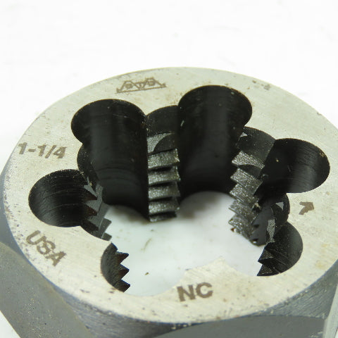 1-1/4" -7 NC Hexagon Rethreading Die USA
