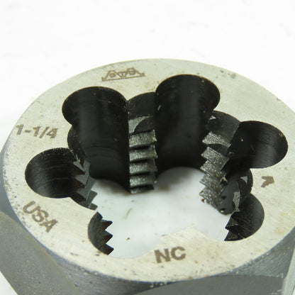 1-1/4" -7 NC Hexagon Rethreading Die USA