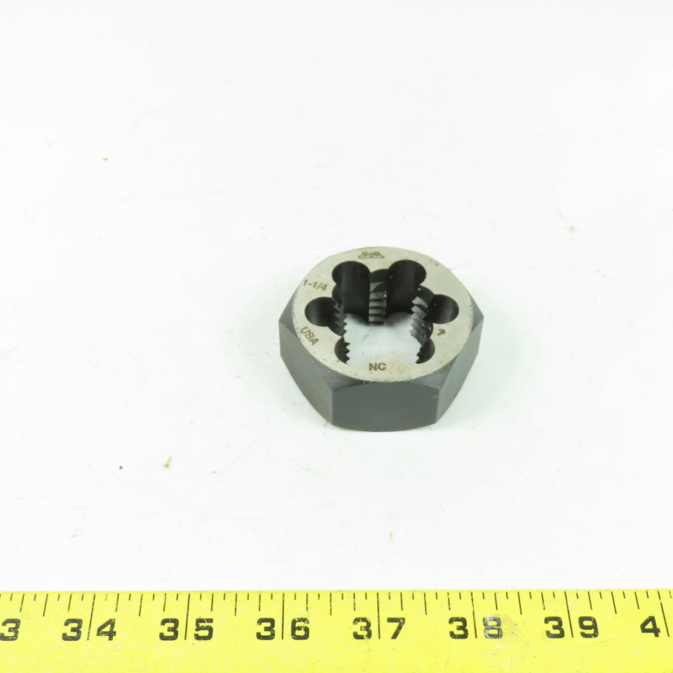 1-1/4" -7 NC Hexagon Rethreading Die USA