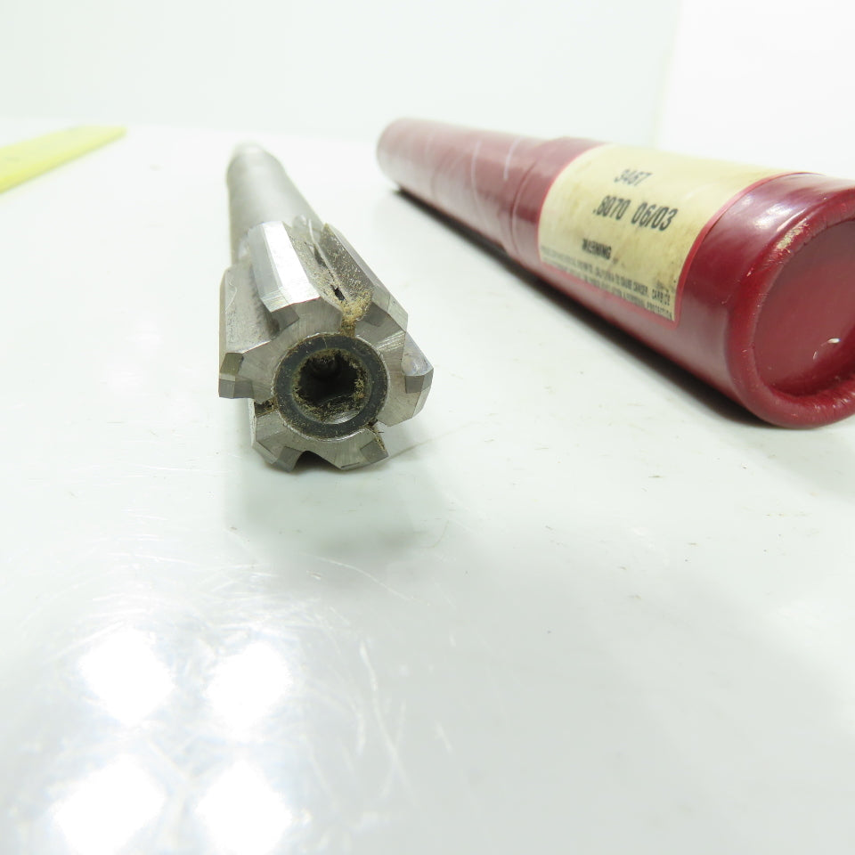 Lexington 3467 0.8070" Diam Straight Carbide Tipped Chucking Reamer 6-Flute