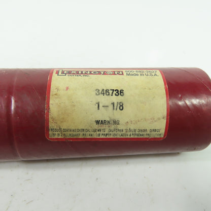 Lexington 346736 1-1/8" Diam Straight Carbide Tipped Chucking Reamer 8-Flute