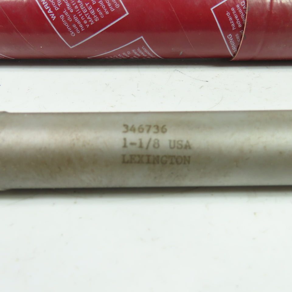 Lexington 346736 1-1/8" Diam Straight Carbide Tipped Chucking Reamer 8-Flute