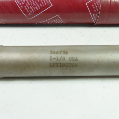 Lexington 346736 1-1/8" Diam Straight Carbide Tipped Chucking Reamer 8-Flute
