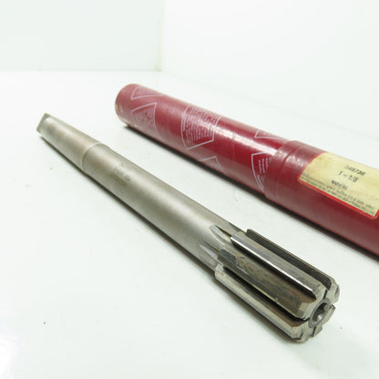 Lexington 346736 1-1/8" Diam Straight Carbide Tipped Chucking Reamer 8-Flute