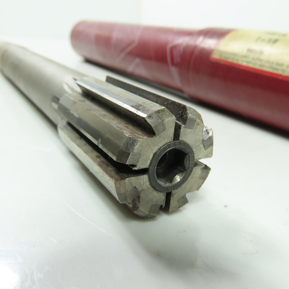 Lexington 346736 1-1/8" Diam Straight Carbide Tipped Chucking Reamer 8-Flute