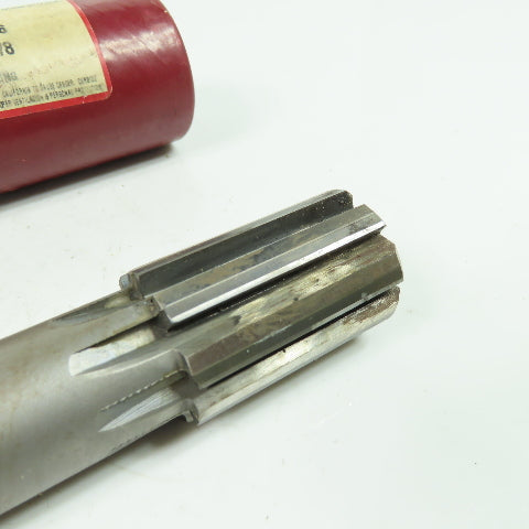 Lexington 346736 1-1/8" Diam Straight Carbide Tipped Chucking Reamer 8-Flute