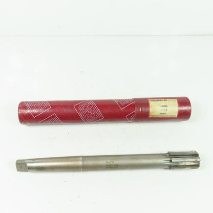 Lexington 346736 1-1/8" Diam Straight Carbide Tipped Chucking Reamer 8-Flute