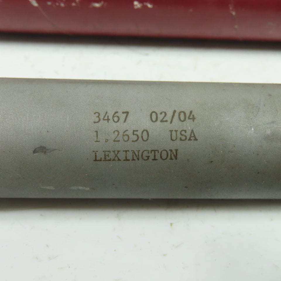 Lexington 3467 1.2650" Diam Straight Carbide Tipped Chucking Reamer 8-Flute