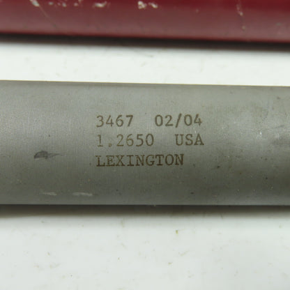 Lexington 3467 1.2650" Diam Straight Carbide Tipped Chucking Reamer 8-Flute
