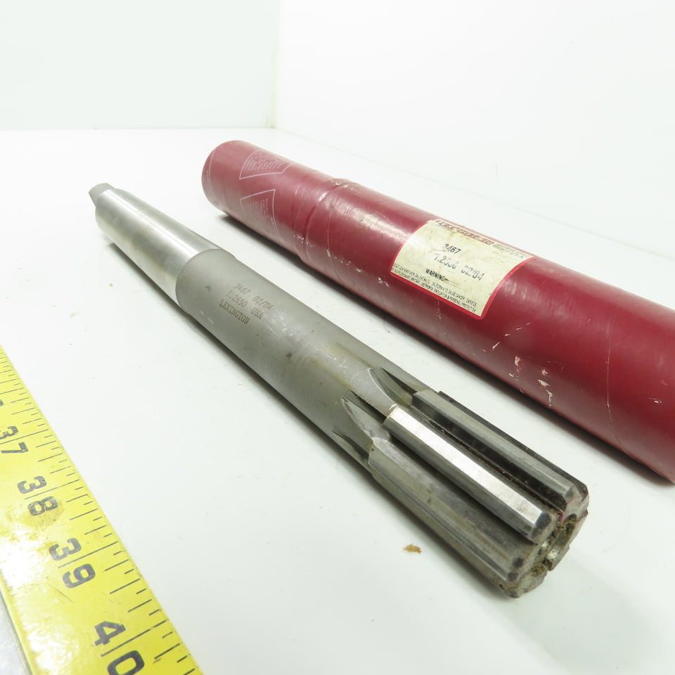 Lexington 3467 1.2650" Diam Straight Carbide Tipped Chucking Reamer 8-Flute