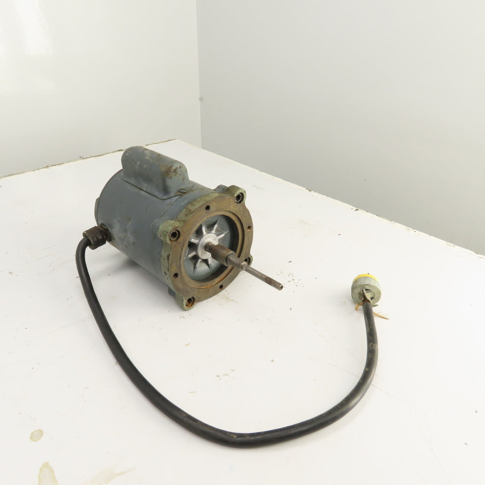 General Electric 5KC33GG 116E 1/12HP AC Electric Motor 1725RPM 115/230V 1PH 56CZ
