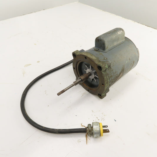 General Electric 5KC33GG 116E 1/12HP AC Electric Motor 1725RPM 115/230V 1PH 56CZ