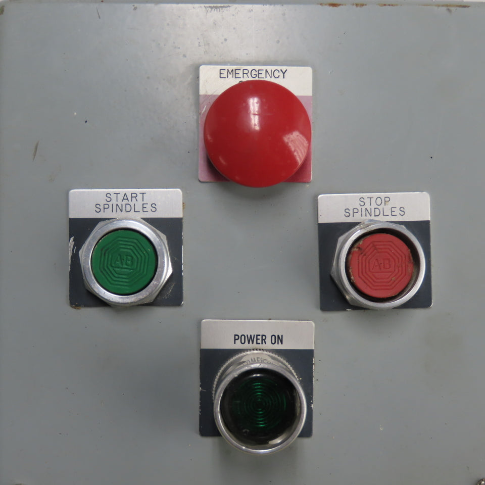 7-1/2"x 8" Operator Control Station Enclosure W/E-Stop Push Button Banner OTBVP6