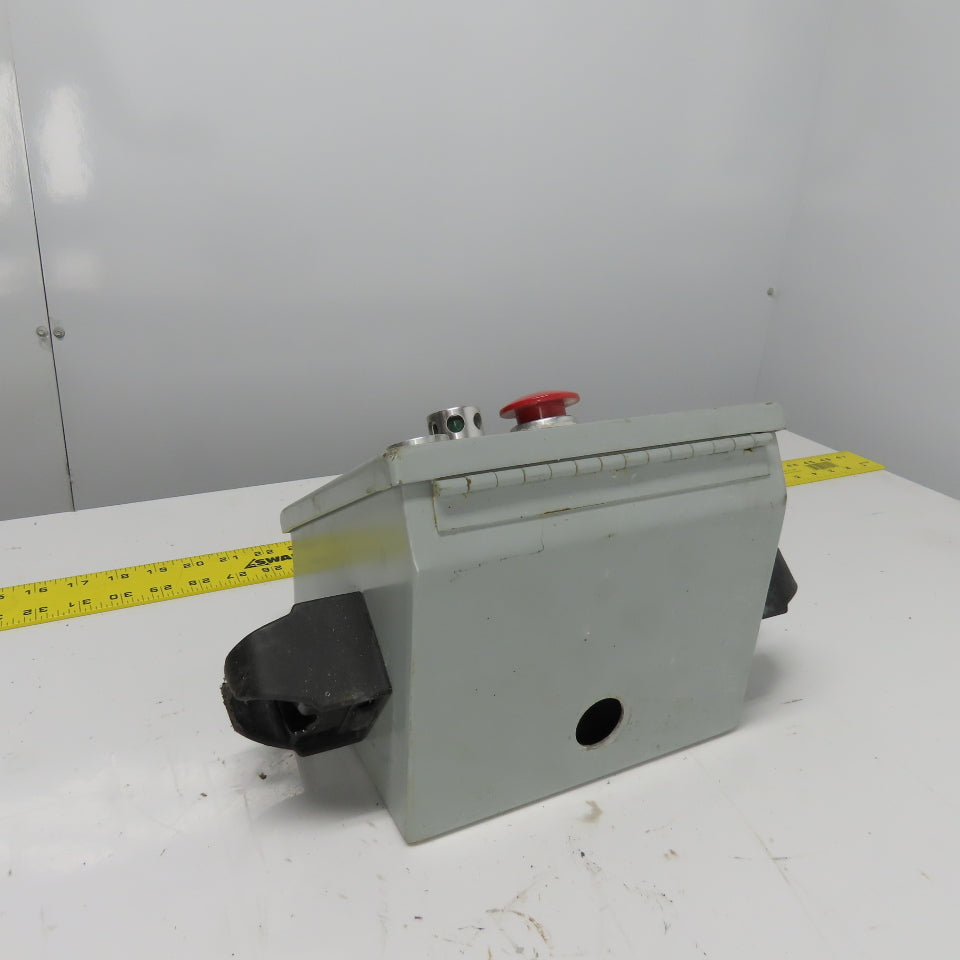 7-1/2"x 8" Operator Control Station Enclosure W/E-Stop Push Button Banner OTBVP6