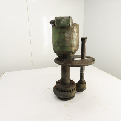 Gusher 11028D 1/2HP Vertical Coolant Pump 1725RPM 220/440V 3PH 11" Depth
