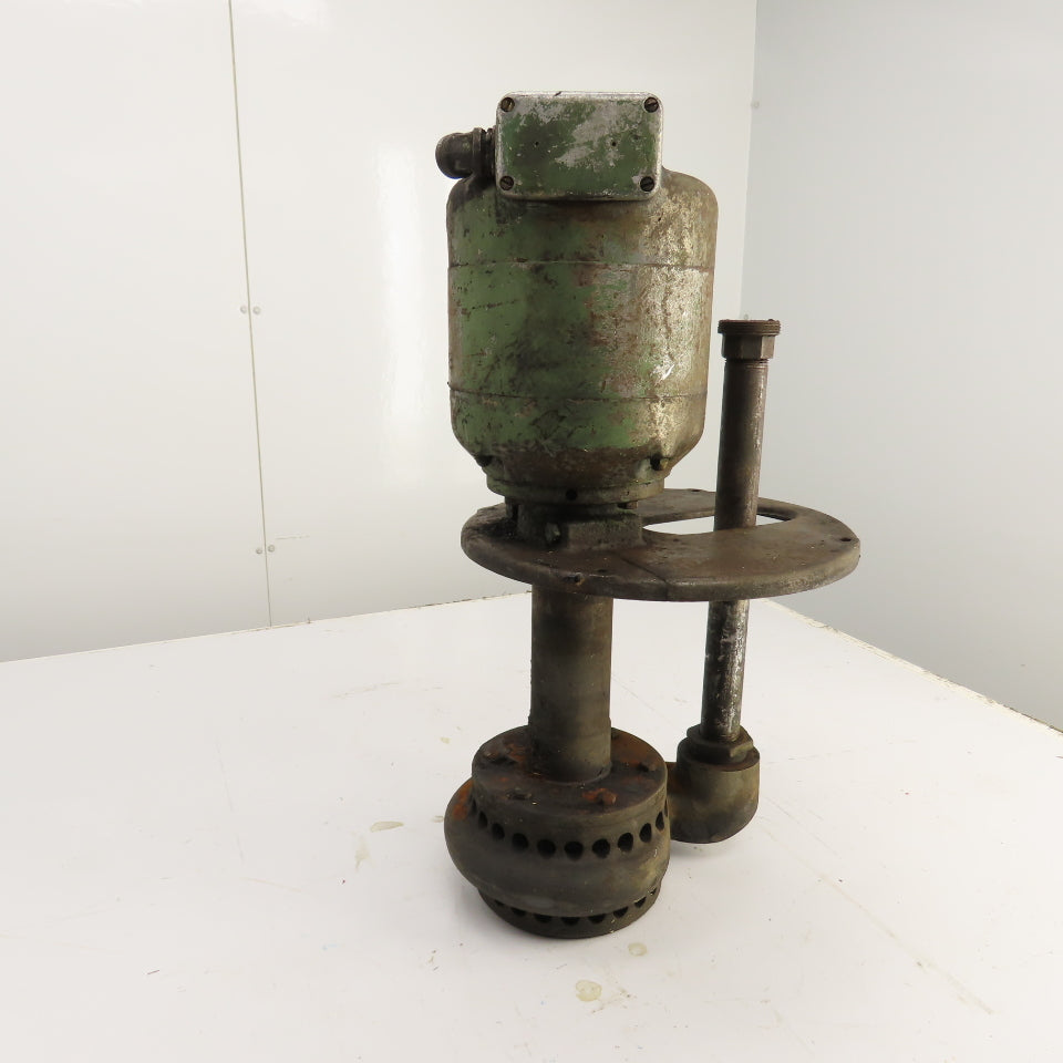 Gusher 11028D 1/2HP Vertical Coolant Pump 1725RPM 220/440V 3PH 11" Depth