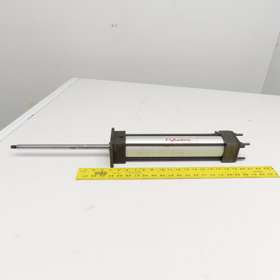 Hydro-Line LA5FND 2-1/2" Bore 11" Double Stroke Double Acting Air Cylinder