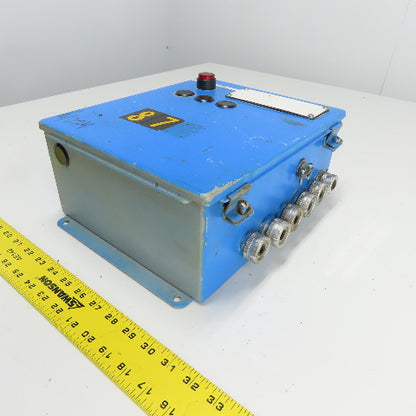 Hoffman A-1210CH 12" x 10" x 5" Steel Electrical Enclosure W/ Backplate