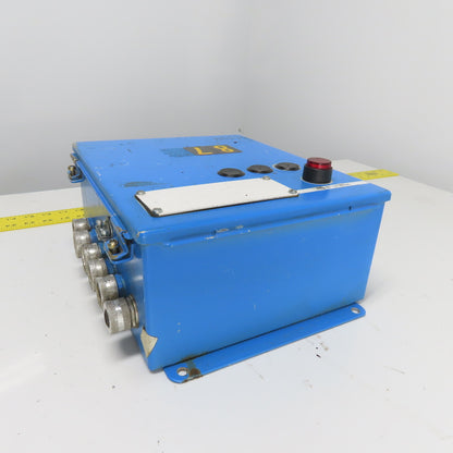 Hoffman A-1210CH 12" x 10" x 5" Steel Electrical Enclosure W/ Backplate