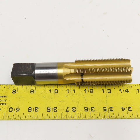 Regal 1-1/2"-12 NF HSS H4 6 Flute Straight 6 Flute TiN Coated Used