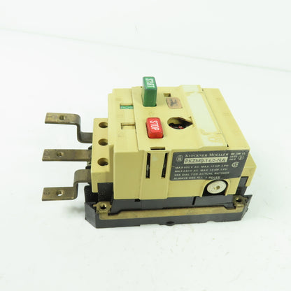 Klockner Moeller PKZM0-14,0-NA Circuit Breaker 600VAC 10HP 3Ph