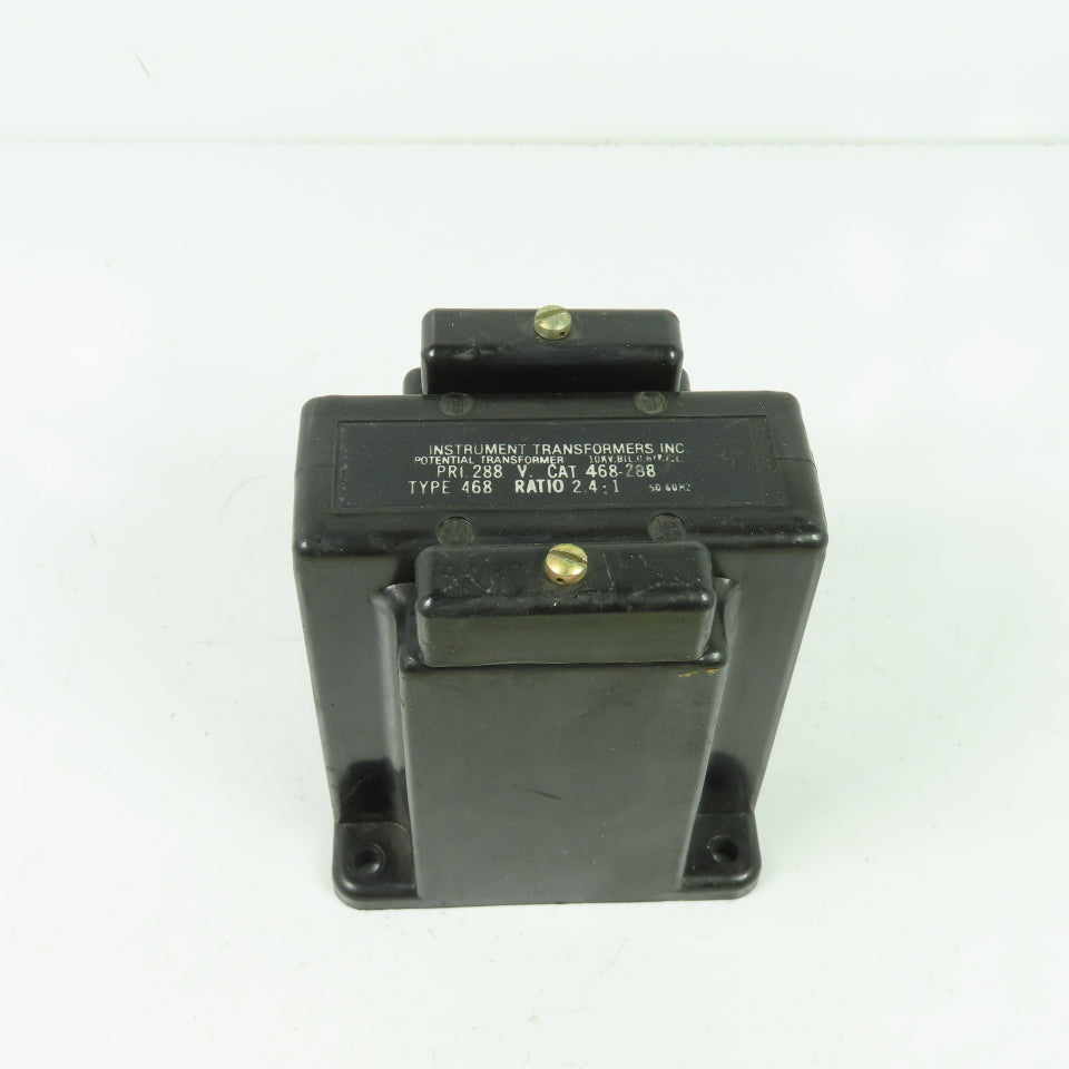 Instrumental Transformers 468-288 2.4:1 Ratio Potential Transformer Pri: 288V