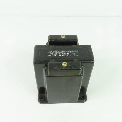 Instrumental Transformers 468-288 2.4:1 Ratio Potential Transformer Pri: 288V
