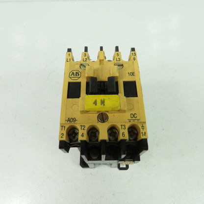 Allen Bradley 100-A09NZ*3 Ser B Contactor 24VDC Coil 7.5HP