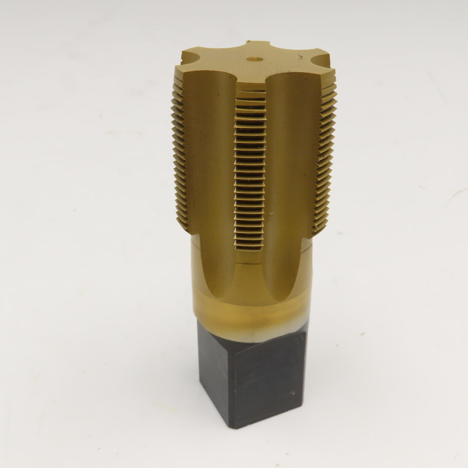 Regal 2"-12 HSS TiN Coated Plug Tap 6 Flute Straight