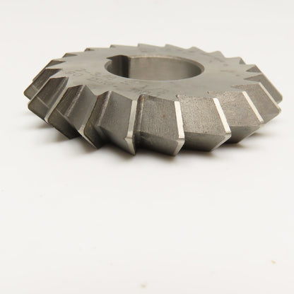 Moon Cutter Co. DA27500-90 2-3/4" x 1/2" Double Angle Cutter 90° 1" Shank
