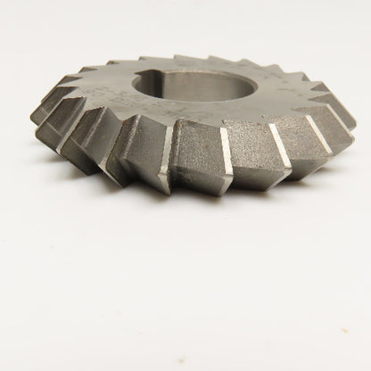 Moon Cutter Co. DA27500-90 2-3/4" x 1/2" Double Angle Cutter 90° 1" Shank