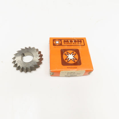 Moon Cutter Co. DA27500-90 2-3/4" x 1/2" Double Angle Cutter 90° 1" Shank