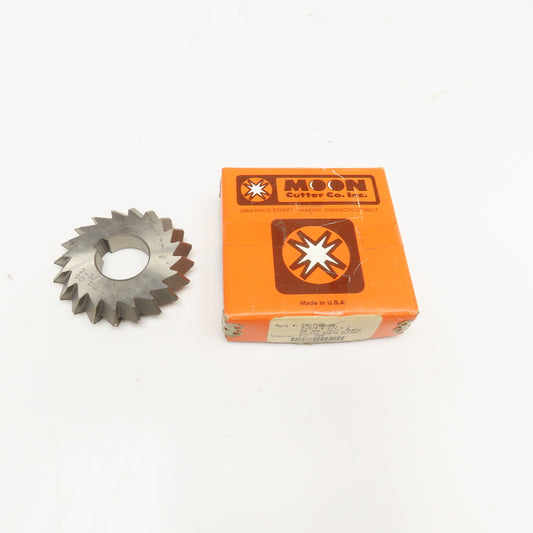 Moon Cutter Co. DA27500-90 2-3/4" x 1/2" Double Angle Cutter 90° 1" Shank