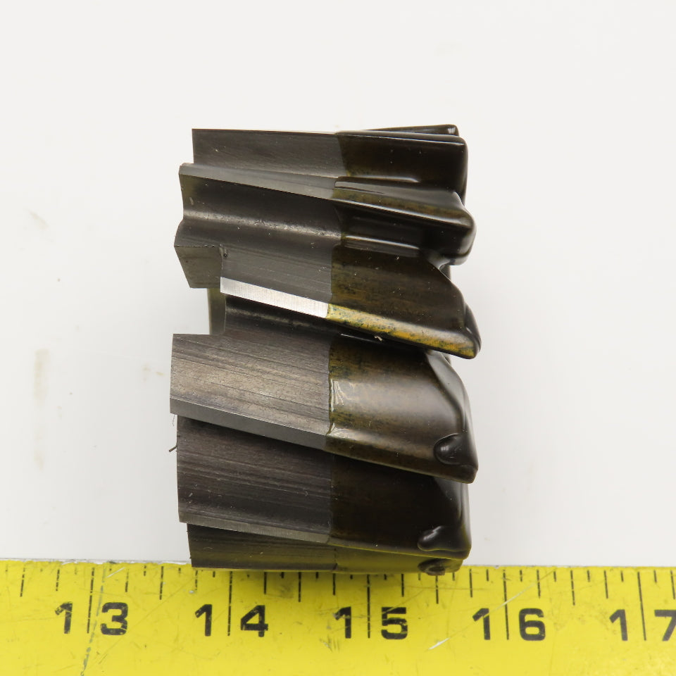 Moon 3" x 1-3/4" HSS Finisher Shell Mill 12 Flute 1-1/4" Arbor Bore Resharpened