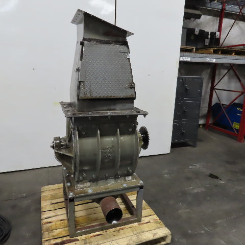 Waldron & Sprout B704 20" x 20" Rotary Air Lock Feeder Valve (Dual Output)