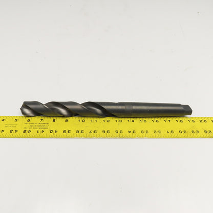 Greenfield Ind. 1-1/4" HSS 2 Flute Twist Drill MT4 Shank 14" OAL