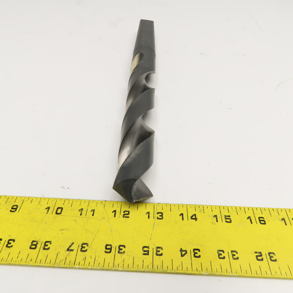 Greenfield Ind. 1-1/4" HSS 2 Flute Twist Drill MT4 Shank 14" OAL