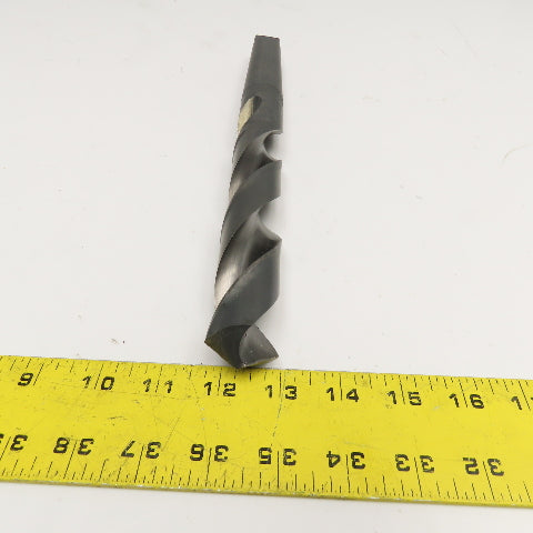 Greenfield Ind. 1-1/4" HSS 2 Flute Twist Drill MT4 Shank 14" OAL