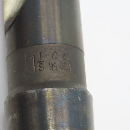 Chicago Latrobe 1-1/8" HSS 2 Flute Twist Drill MT4 Shank 13-1/4" OAL