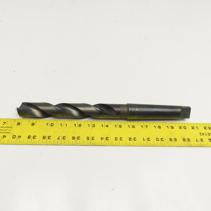 Chicago Latrobe 1-1/8" HSS 2 Flute Twist Drill MT4 Shank 13-1/4" OAL
