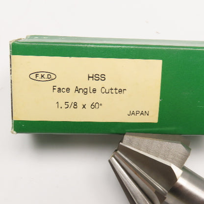 FKD 1-5/8" x 60° Face Angle Cutter 3/4" Shank