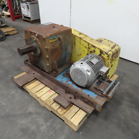 Dodge TM TR800A 20HP Inline Gear Reducer & Motor 230/460V 3PH 20RPM Out