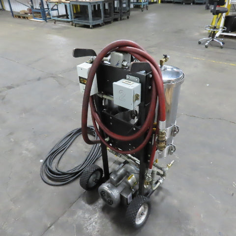 USPI 87D Dual Canister Portable Oil Filtration System 1HP 115/230V 1PH W/ Lines