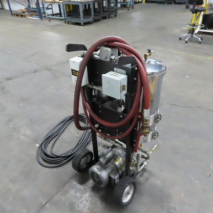 USPI 87D Dual Canister Portable Oil Filtration System 1HP 115/230V 1PH W/ Lines